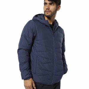 Kurtka Męskie Reebok Outdoor Lightweight Down Granatowe PL 91GPABS